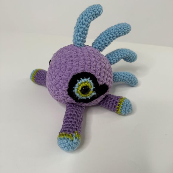 Murloc & Baby Crochet Stuffed Animal World of Warcraft Handmade Plush Gift WOW - Picture 8 of 9